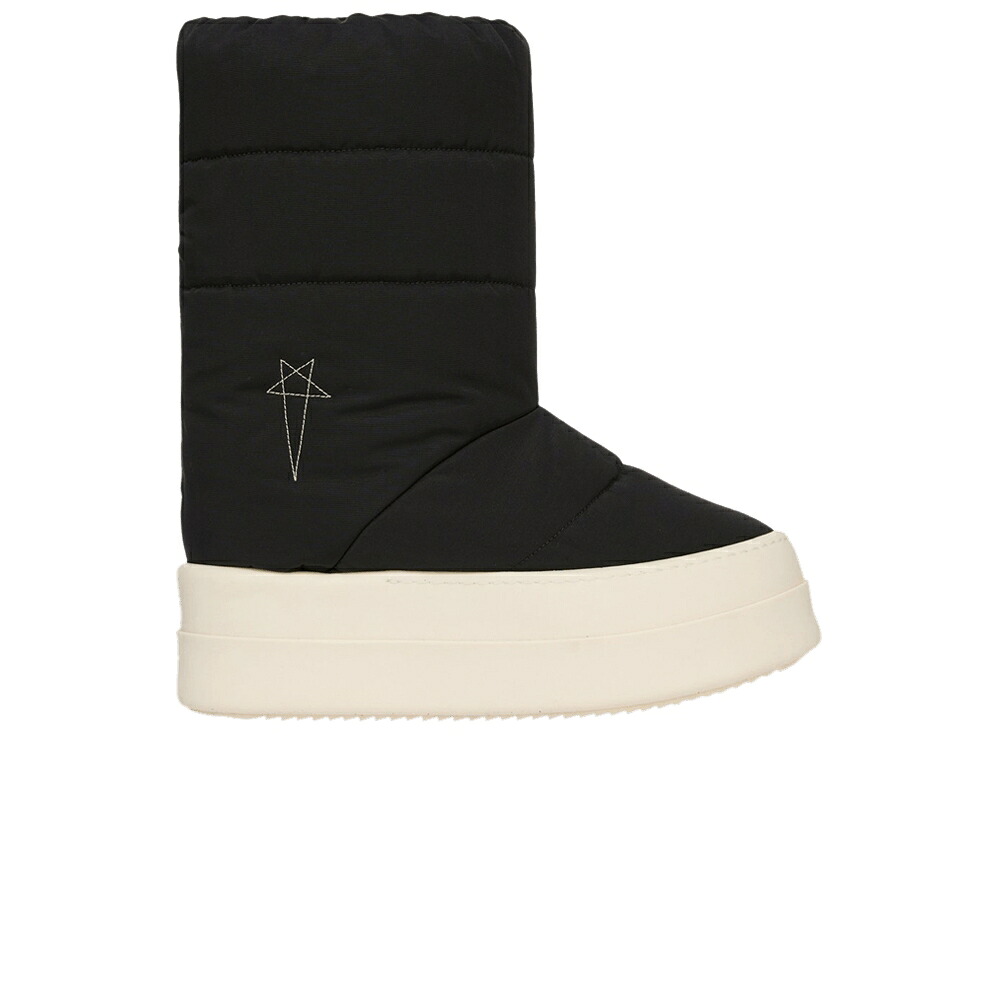 リックオウエンス メガ ルーナー ルナー 黒いこと 黒いこと パール \u0027BLACK PEARL\u0027 スニーカー メンズ RICK OWENS RICK OWENS DRKSHDW STIVALI IMBOTTITI MEGA BUMPER LUNAR / BLACK PEARL MILK