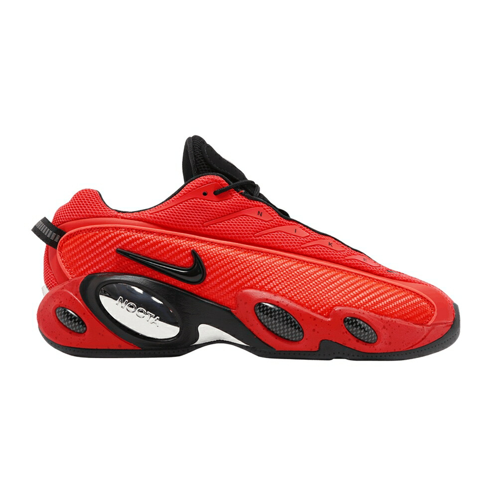 ナイキ グライド クリムゾン 黒色 ブラック BRIGHT CRIMSON スニーカー メンズ NIKE NOCTA X GLIDE / BRIGHT CRIMSON BLACK BLACK