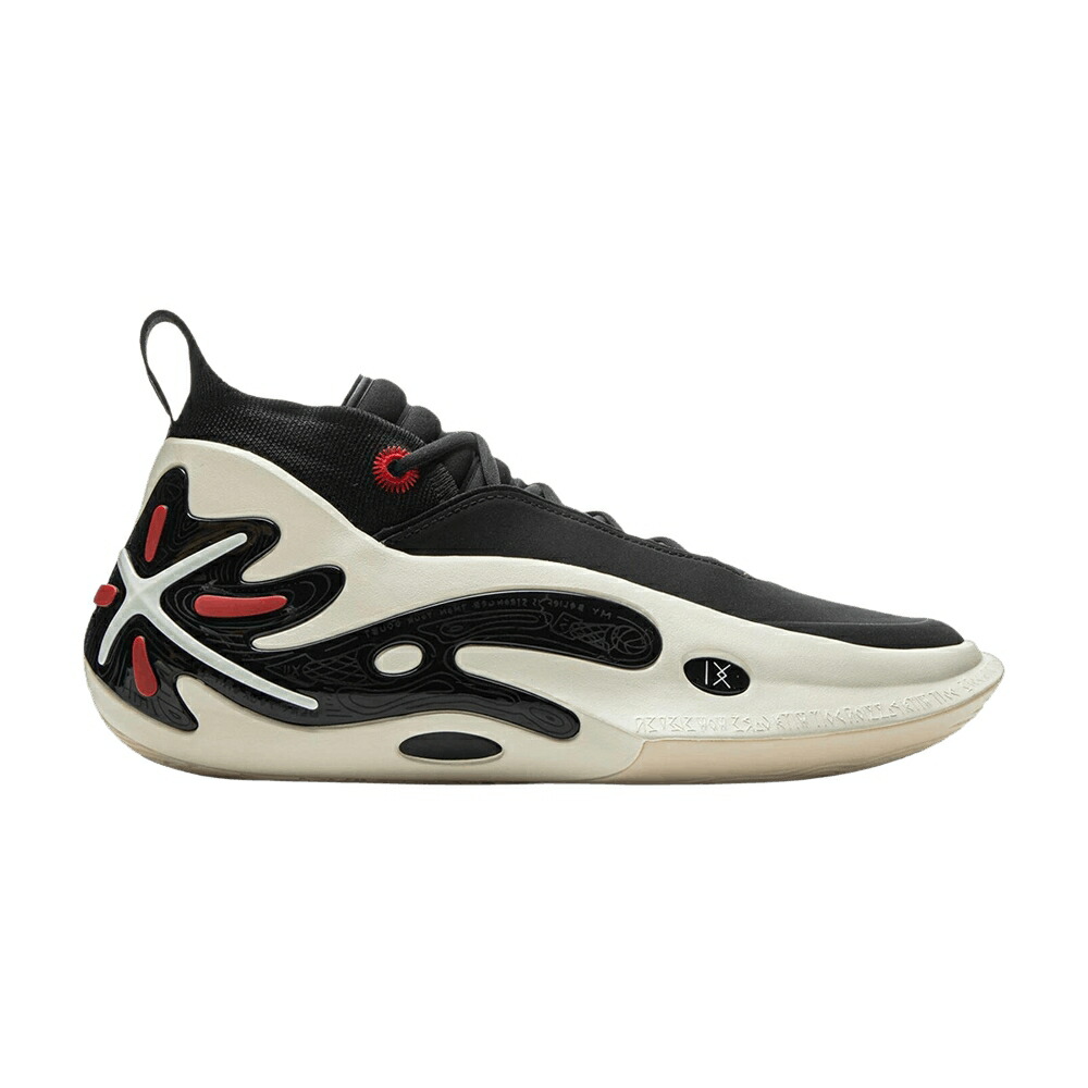 リーニン ウェイド 黒色 ブラック 白色 ホワイト 赤 レッド 'ANNOUNCEMENT' スニーカー メンズ LI-NING WAY OF WADE 11 / BLACK WHITE RED
