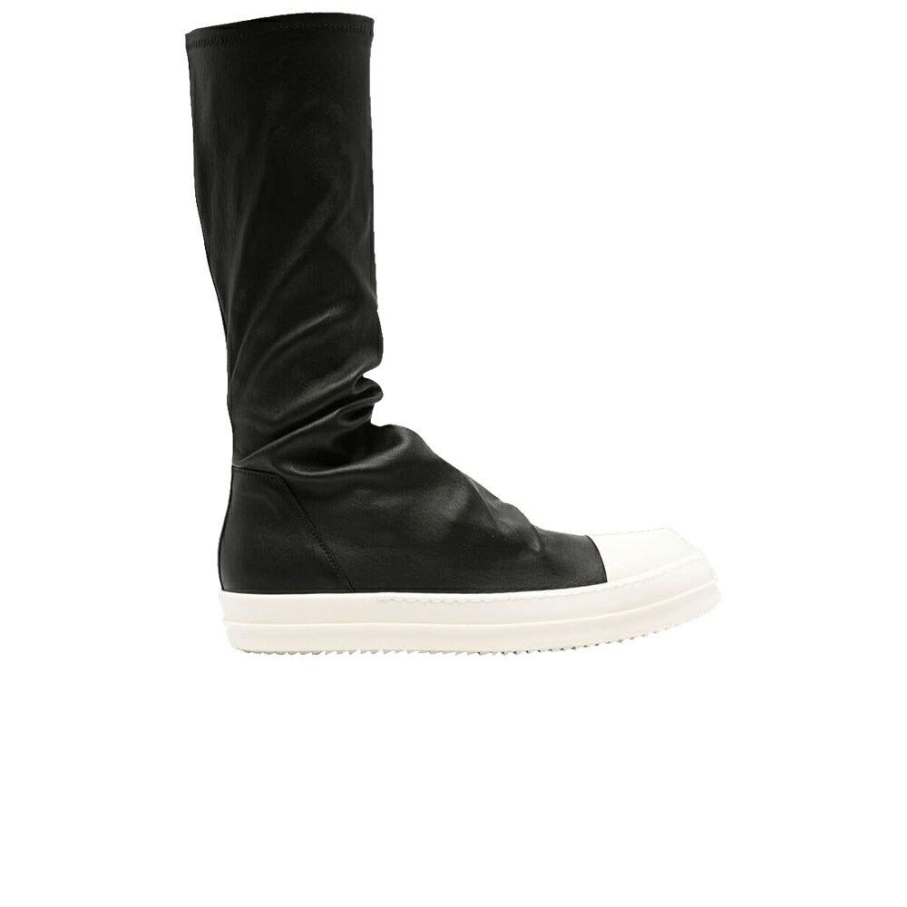リックオウエンス 黒いこと 黒いこと \u0027BLACK MILK\u0027 スニーカー メンズ RICK OWENS RICK OWENS LIDO STOCKING SNEAKS / BLACK MILK MILK