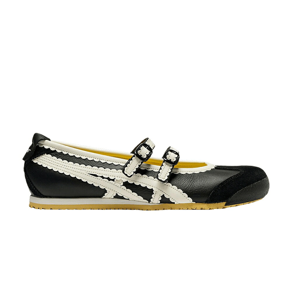メキシコ合衆国 黒いこと 黒いこと 皮膚軟化剤 オニツカタイガー \u0027BLACK CREAM\u0027 スニーカー レディース ONITSUKA TIGER ONITSUKA TIGER WMNS MEXICO 66 TGRS / BLACK CREAM