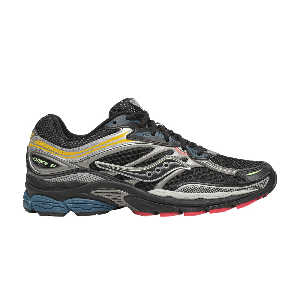 サッカニー 黒いこと 黒いこと \u0027BLACK MULTICOLOR\u0027 スニーカー メンズ SAUCONY PROGRID OMNI 9 MULTI-COLOR\u0027 / BLACK MULTI