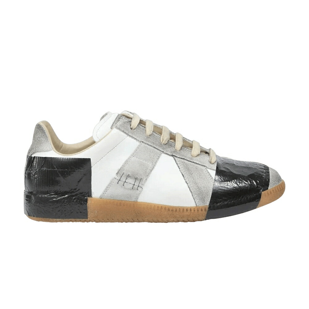 メゾンマルジェラ 白いこと 白いこと 黒いこと 黒いこと \u0027OFF BLACK\u0027 スニーカー レディース MAISON MARGIELA MAISON MARGIELA WMNS REPLICA LOW WHITE / OFF WHITE BLACK