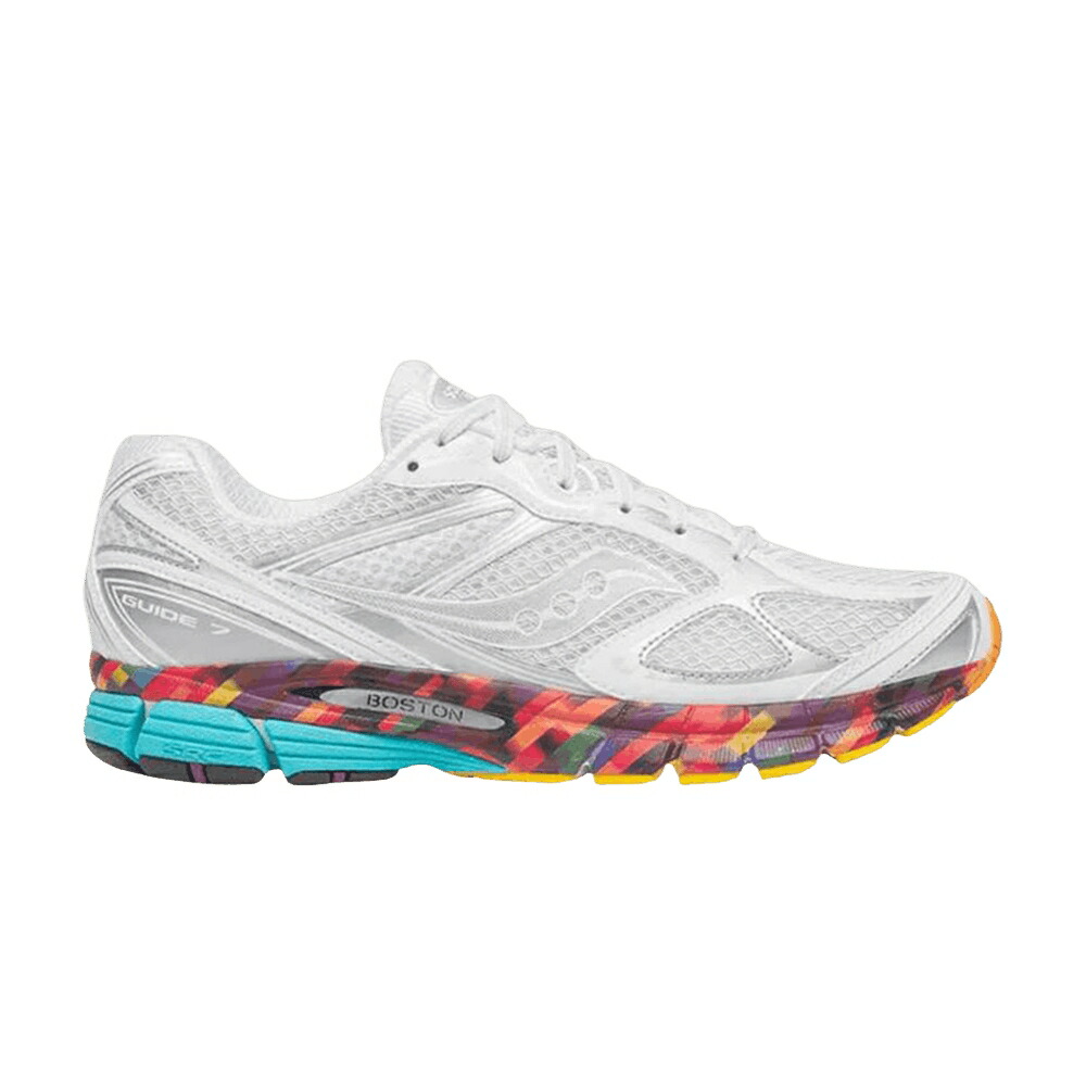 サッカニー 白いこと 白いこと \u0027BOSTON\u0027 スニーカー メンズ SAUCONY PROGRID GUIDE 7 / WHITE MULTI COLOR