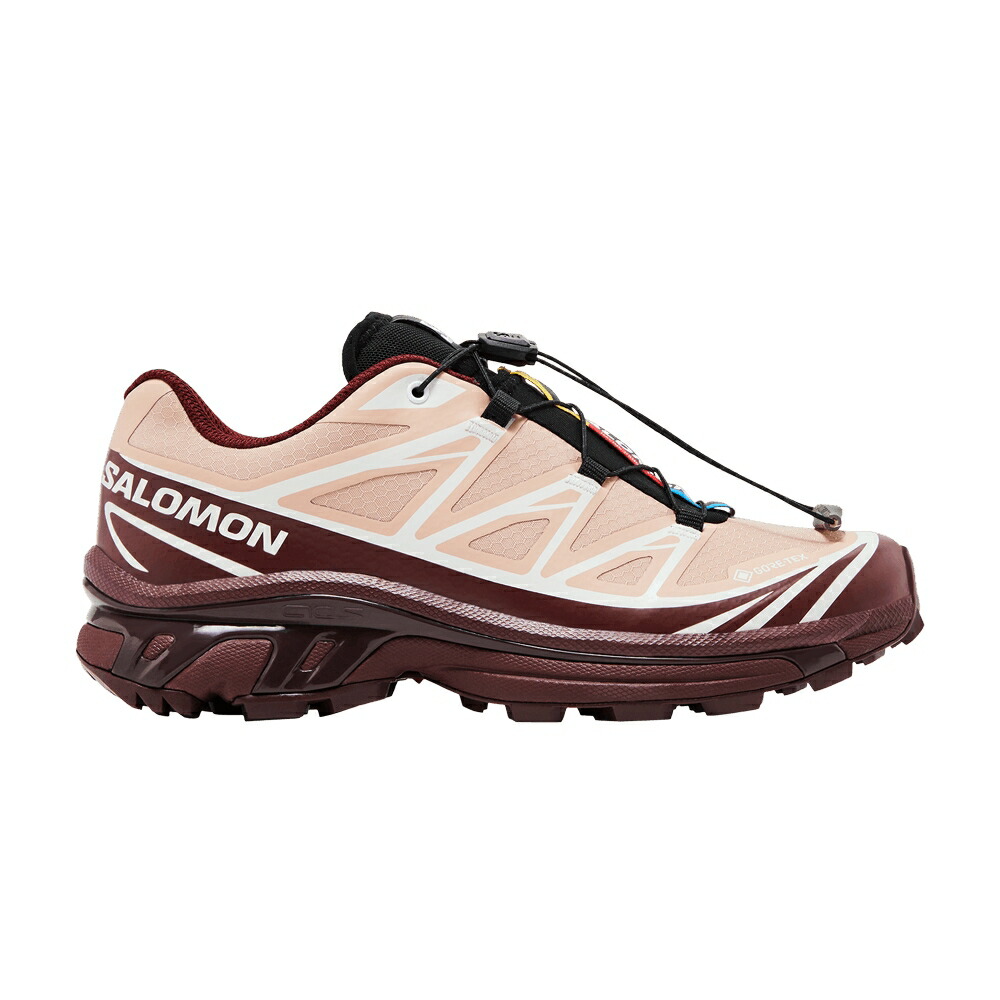 サロモン ゴアテックス サクラ色 黒いこと 黒いこと \u0027MAHOGANY ROSE\u0027 スニーカー メンズ SALOMON XT-6 GORE-TEX / MAHOGANY ROSE TAWNY PORT BLACK