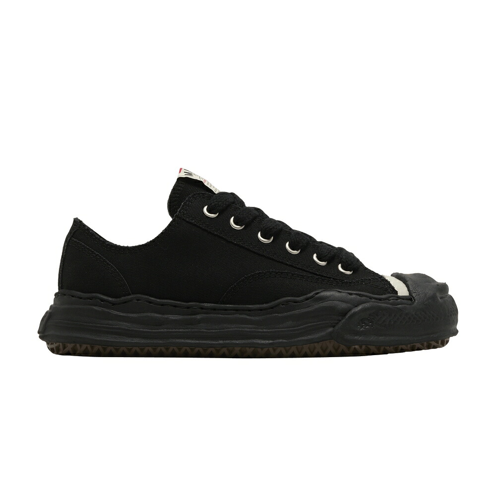 住み家 ミハラヤスヒロ 黒いこと 黒いこと \u0027BLACK\u0027 スニーカー メンズ MAISON MIHARA YASUHIRO MAISON MIHARA YASUHIRO HANK OG SOLE CANVAS LOW / BLACK BLACK