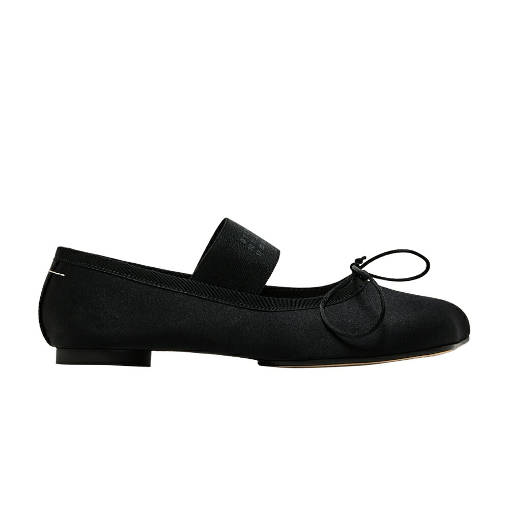 メゾン マルジェラ 黒色 ブラック BLACK スニーカー レディース MM6 MAISON MARGIELA MM6 MAISON MARGIELA WMNS ANATOMIC BALLERINAS / BLACK
