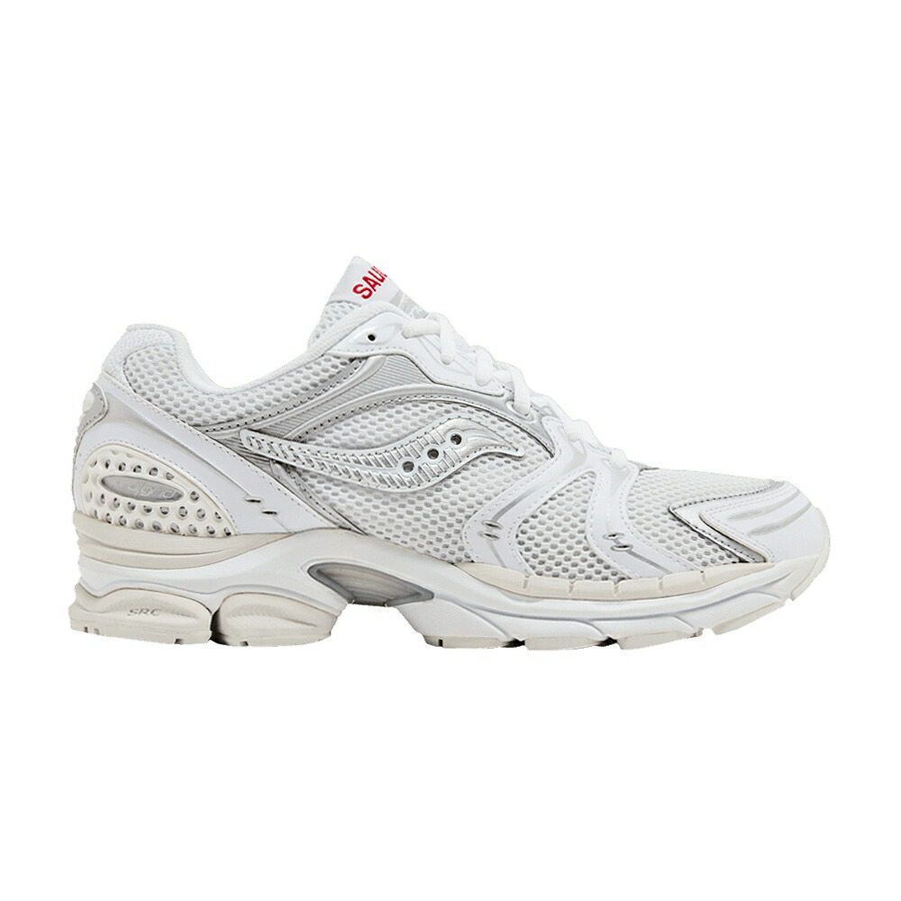 サッカニー 白色 ホワイト 銀色 シルバー HERITAGE SILVER スニーカー メンズ SAUCONY PROGRID TRIUMPH 4 PACK - WHITE / WHITE SILVER