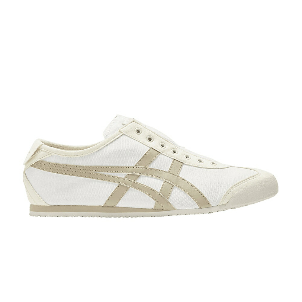 メキシコ合衆国 白いこと 白いこと ベージュ オニツカタイガー \u0027WHITE BEIGE\u0027 スニーカー メンズ ONITSUKA TIGER ONITSUKA TIGER MEXICO 66 / WHITE BEIGE スニーカー-メンズ靴