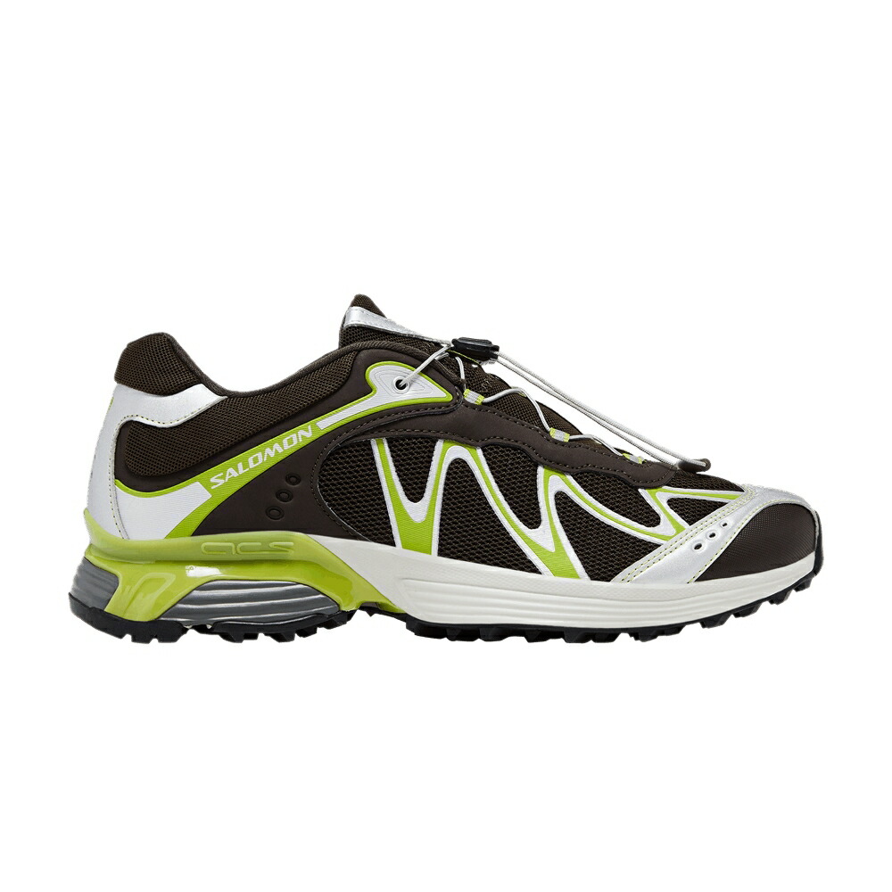 サロモン 銀色 シルバー DELICIOSO CITRON スニーカー メンズ SALOMON KITH X XT-WHISPER DARK / DELICIOSO DARK CITRON SILVER