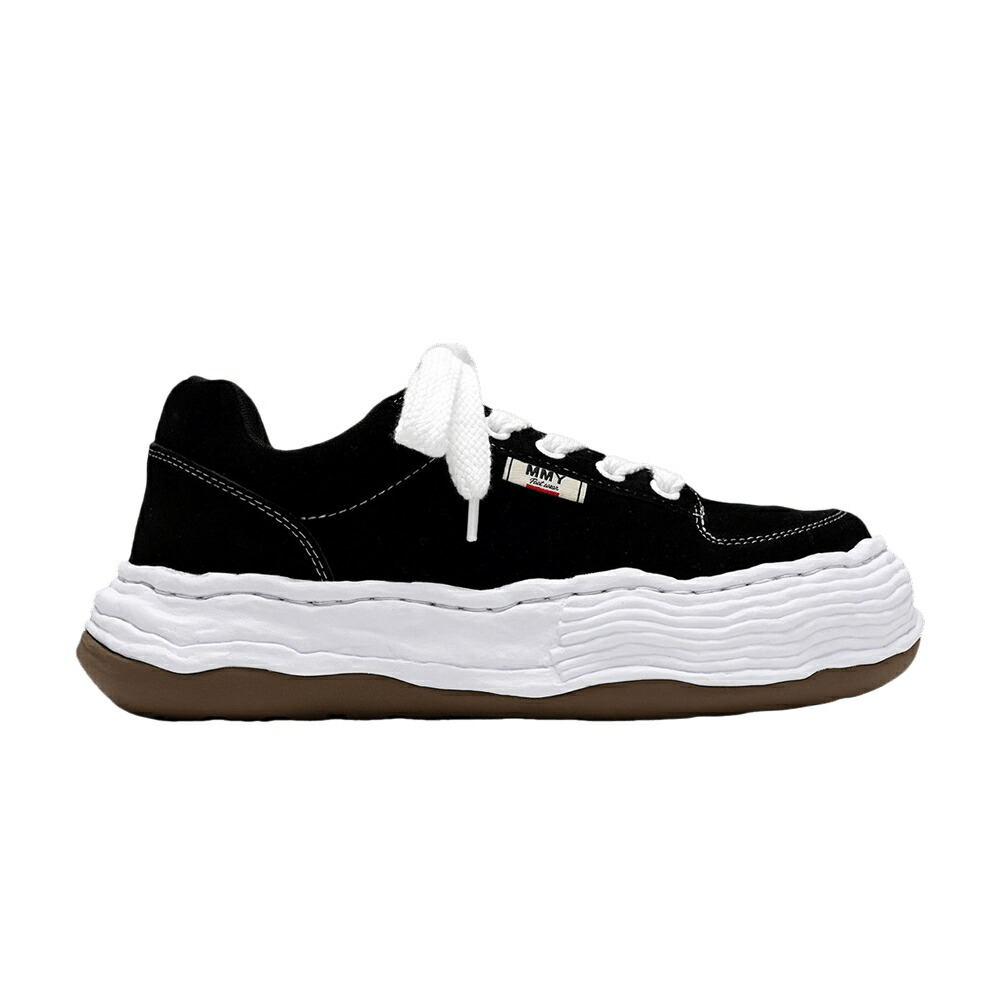 メゾン ミハラヤスヒロ スエード スウェード 黒色 ブラック 'BLACK' スニーカー メンズ MAISON MIHARA YASUHIRO MAISON MIHARA YASUHIRO OLIVER OG SOLE SUEDE LOW / BLACK｜スニケス