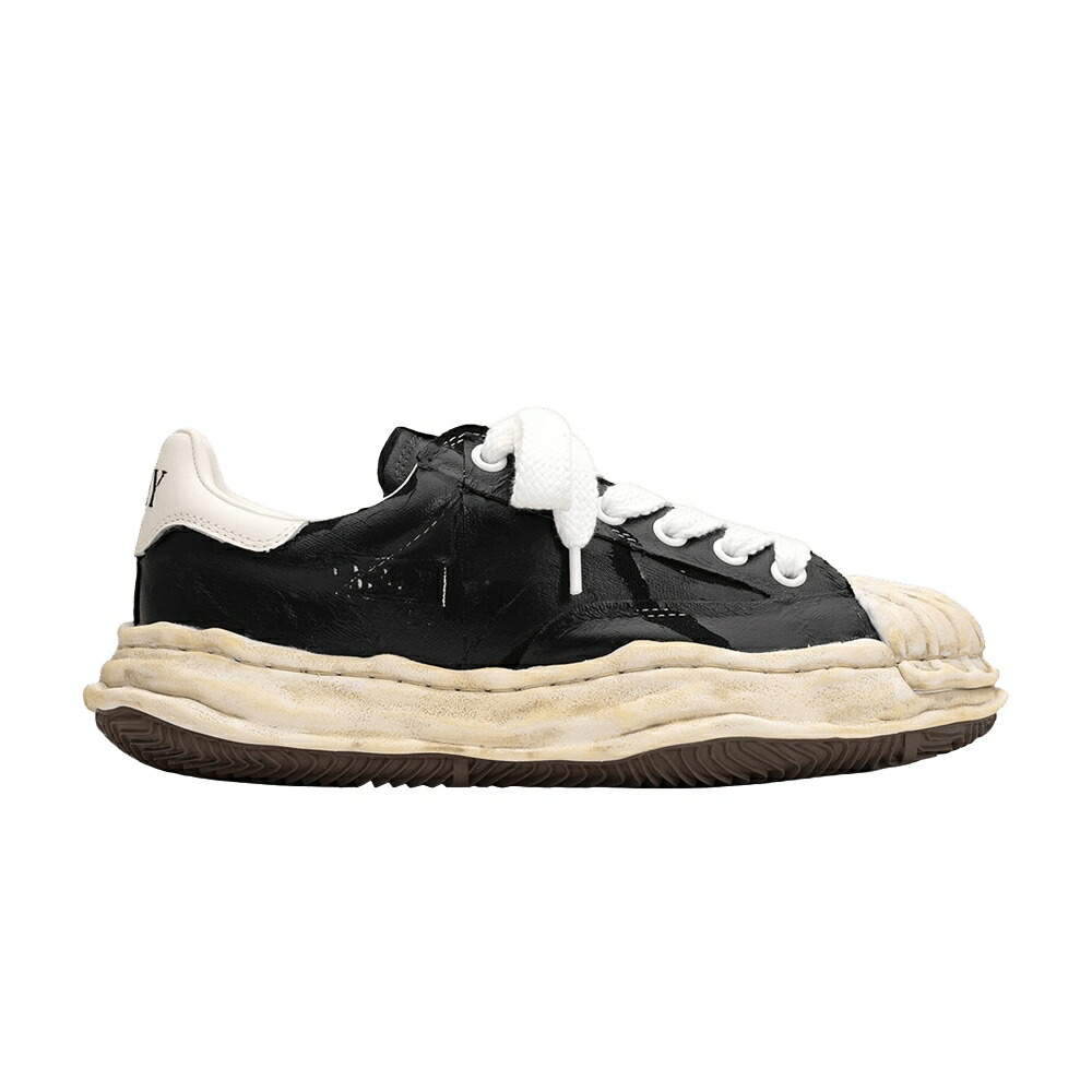 住みか ミハラヤスヒロ 黒いこと 黒いこと \u0027BLACK\u0027 スニーカー メンズ MAISON MIHARA YASUHIRO MAISON MIHARA YASUHIRO BLAKEY OG SOLE FILM ATTACHED CANVAS LOW / BLACK