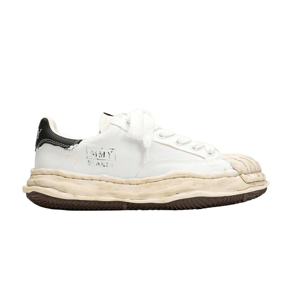 メゾン ミハラヤスヒロ 白色 ホワイト 'WHITE' スニーカー メンズ MAISON MIHARA YASUHIRO MAISON MIHARA YASUHIRO BLAKEY OG SOLE FILM ATTACHED CANVAS LOW / WHITE