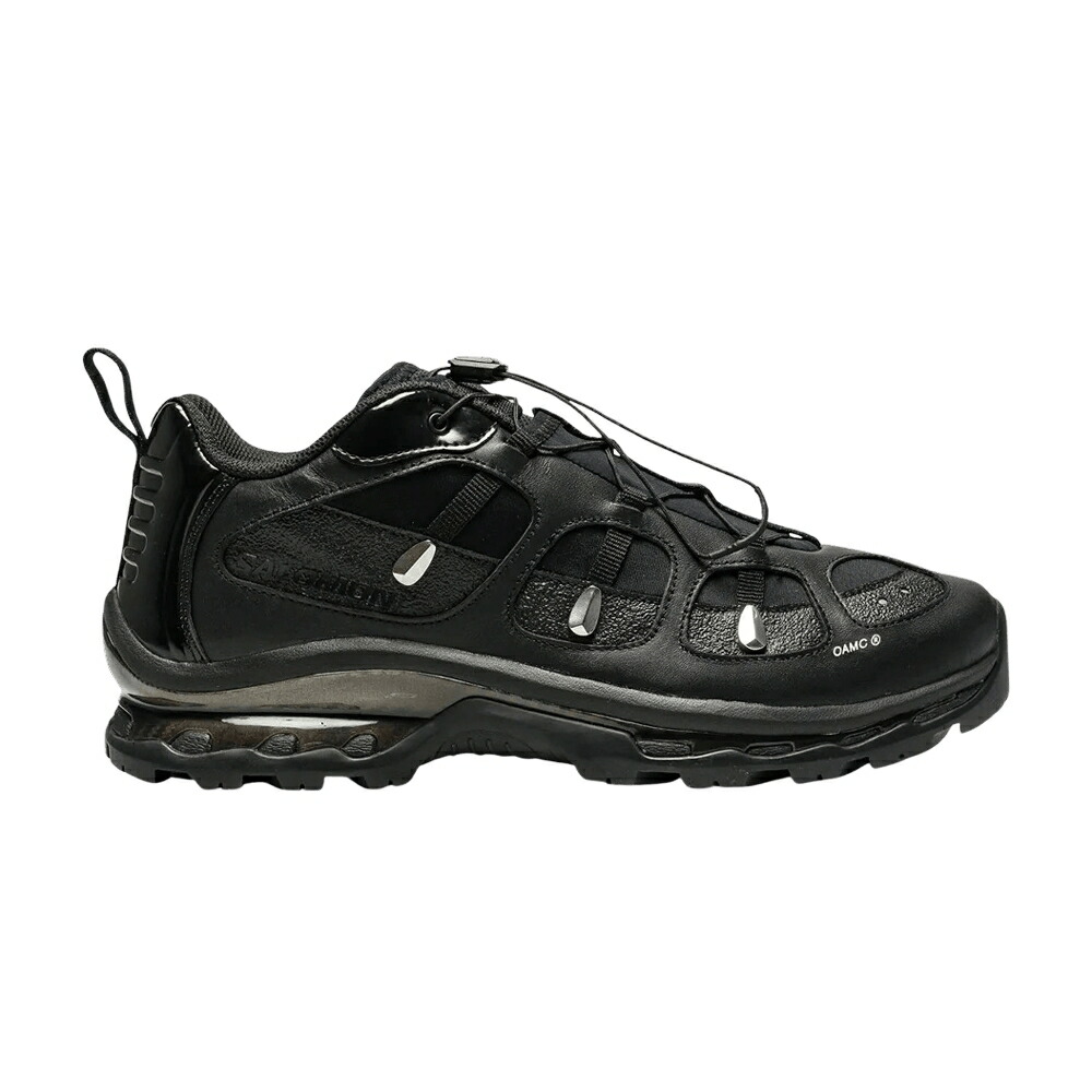 サロモン 黒いこと 黒いこと しろがね色 しろがね色 \u0027BLACK SILVER\u0027 スニーカー メンズ SALOMON OAMC X XT-QUEST / BLACK BLACK FOOTWEAR SILVER