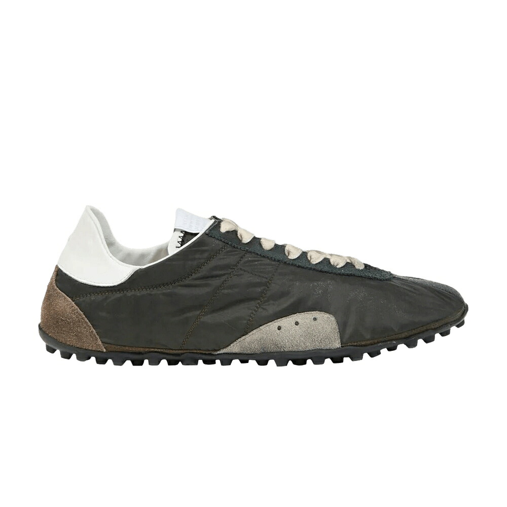 メゾンマルジェラ 緑 緑であること 黒いこと 黒いこと \u0027DUSTY BLACK\u0027 スニーカー メンズ MAISON MARGIELA MAISON MARGIELA SPRINTER LOW GREEN / DUSTY GREEN BLACK
