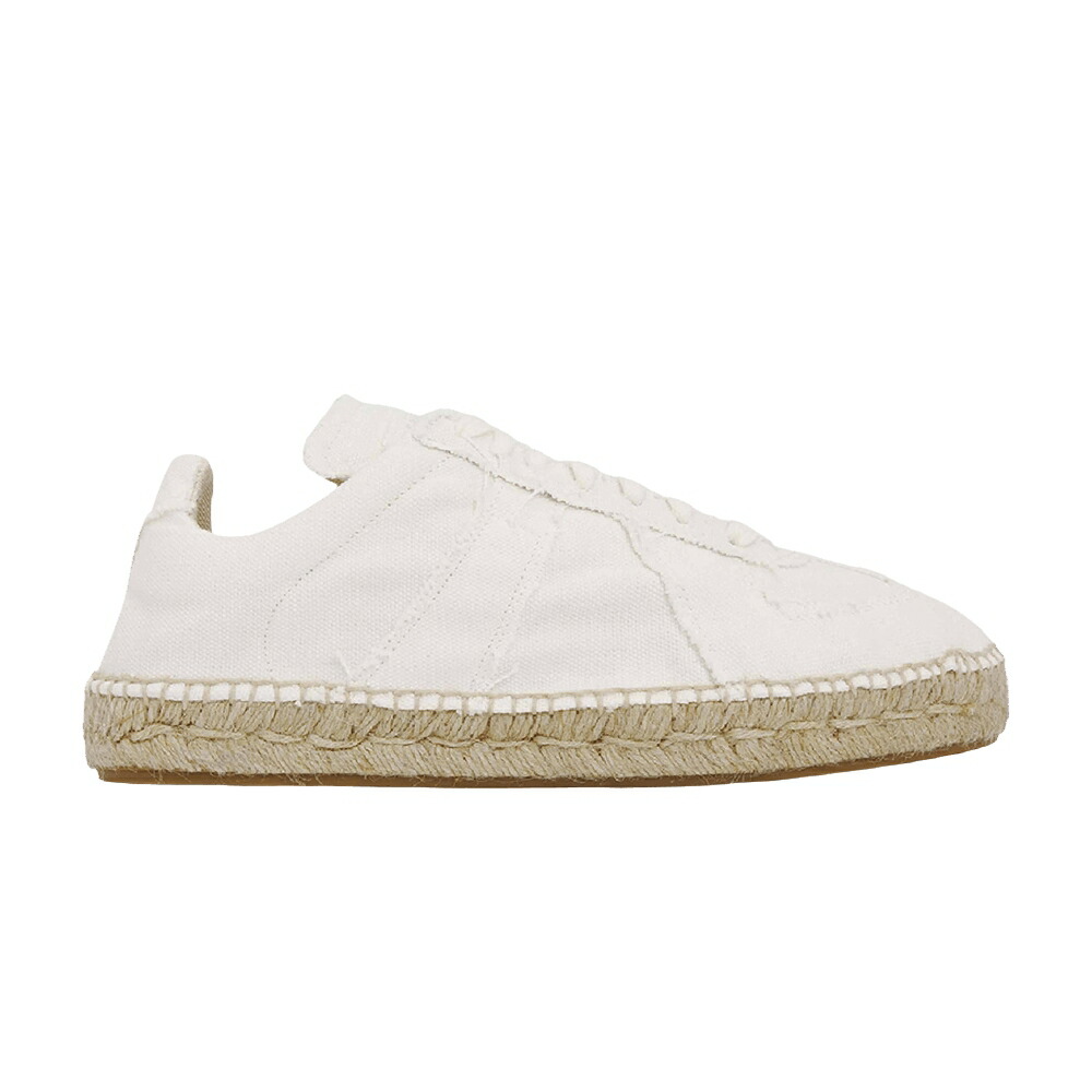 メゾンマルジェラ COCONUT MILK スニーカー メンズ MAISON MARGIELA MAISON MARGIELA REPLICA ESPADRILLES / COCONUT MILK