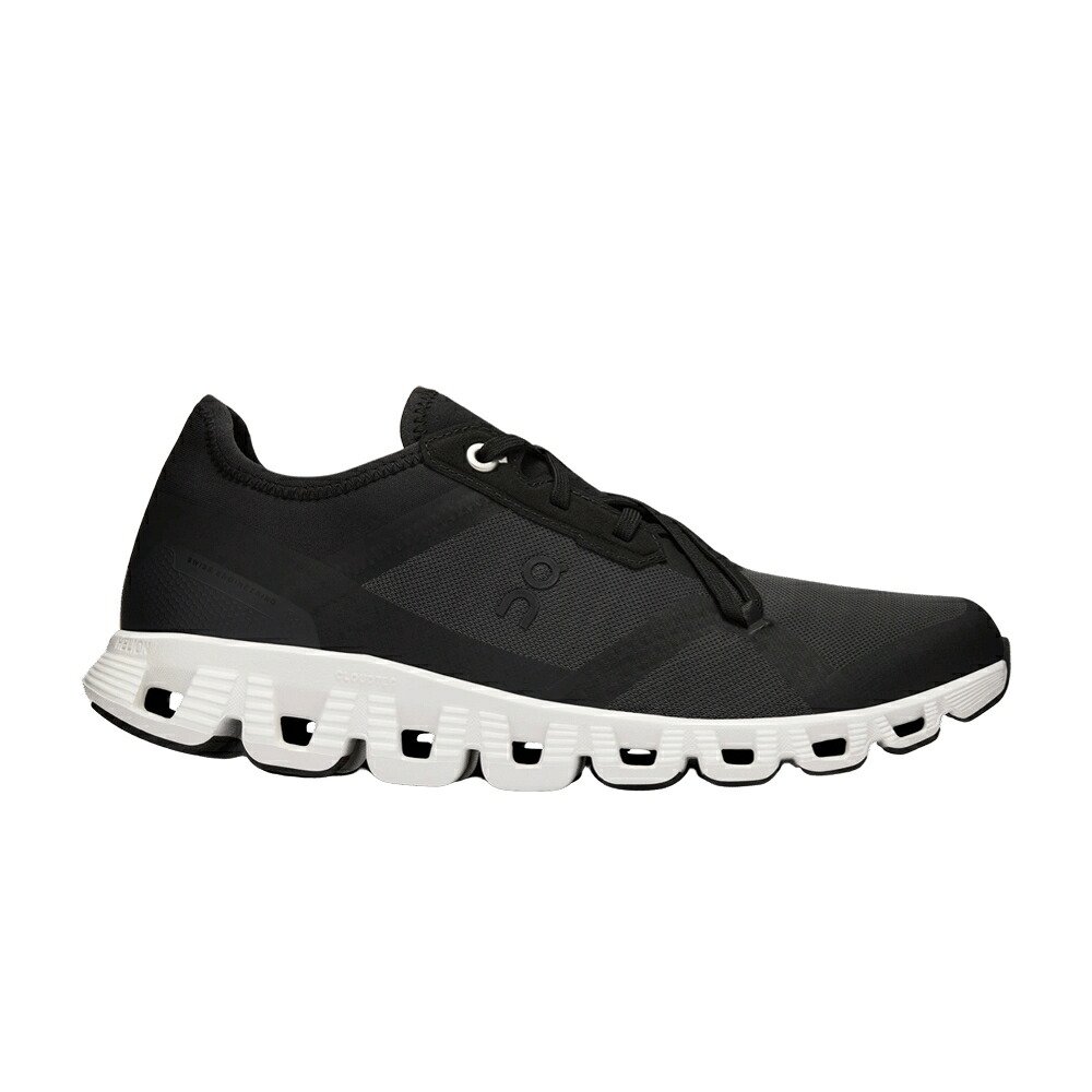 オン 黒色 ブラック 白色 ホワイト 'BLACK WHITE' スニーカー レディース ON WMNS CLOUD X 3 AD / BLACK WHITE