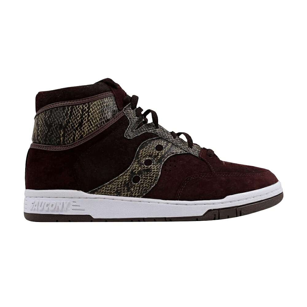 サッカニー スニーカー 運動すること靴 赤銅色 赤銅色 スニーカー メンズ SAUCONY PACKER SHOES X HANGTIME HI / BROWN