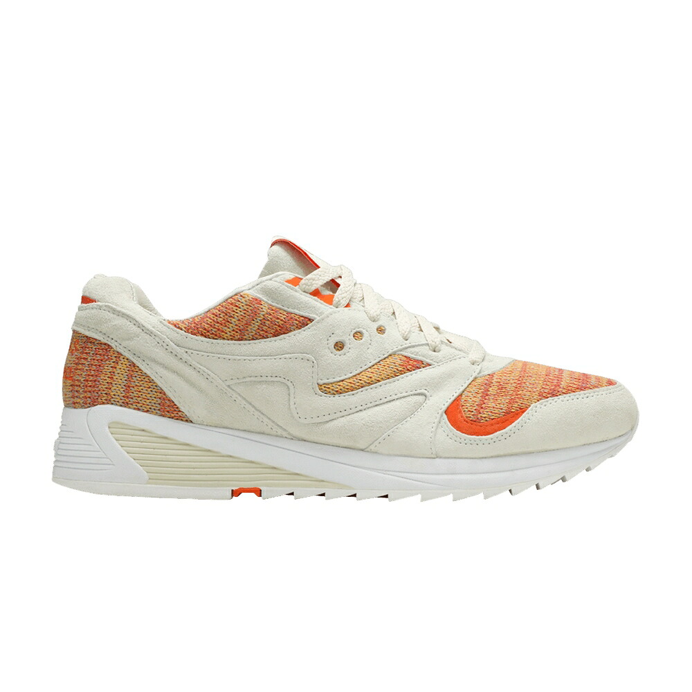 サッカニー 橙 オレンジ 'ONLY TOKYO' スニーカー メンズ SAUCONY FOOTPATROL X BEAMS GRID 8000 IN / TAN ORANGE｜スニケス