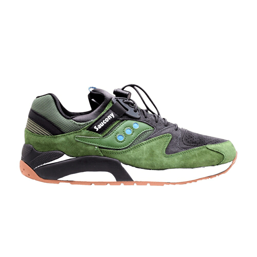サッカニー \u0027GREEN\u0027 スニーカー メンズ SAUCONY GRID 9000 / GRN CHA