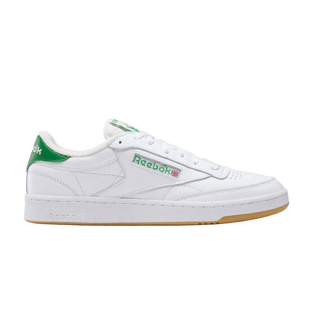 リーボック 野球クラブ ビンテージ ヴィンテージ 白いこと 白いこと 緑 緑であること \u0027WHITE GREEN\u0027 スニーカー メンズ REEBOK CLUB C 85 VINTAGE GLEN / FTWR WHITE GLEN GREEN GUM
