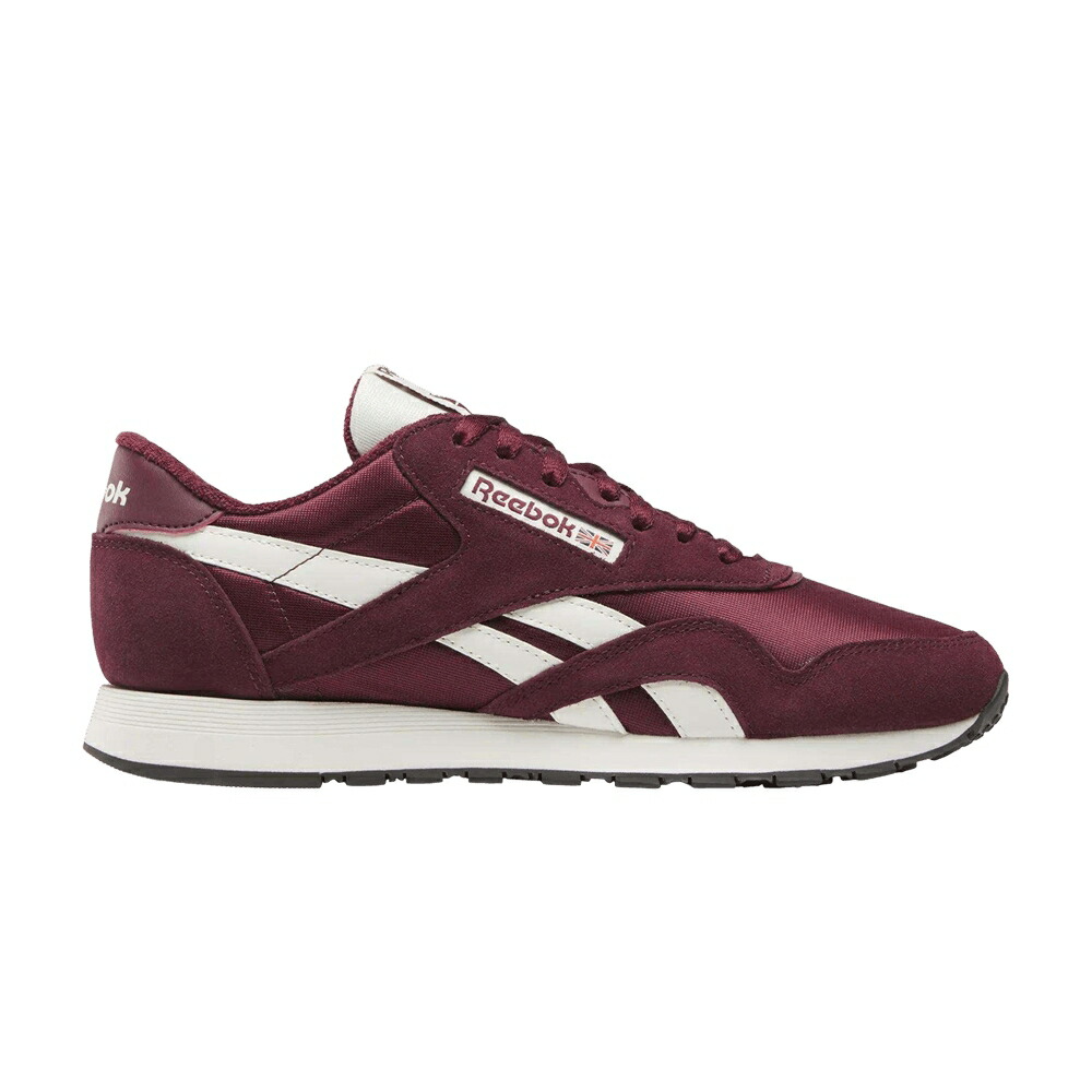 リーボック クラシック ナイロン 黒色 ブラック 'BLACK CHALK' スニーカー メンズ REEBOK CLASSIC NYLON CHERRY/BLACK CHERRY/CHALK' / BLACK CHERRY BLACK CHERRY CHALK
