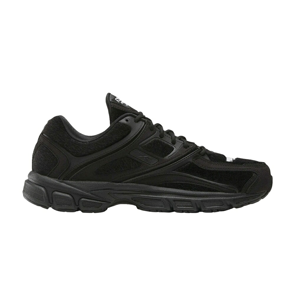 リーボック プレミアム 黒色 ブラック 'BLACK' スニーカー メンズ REEBOK PLEASURES X PREMIER TRINITY / BLACK BLACK BLACK｜スニケス