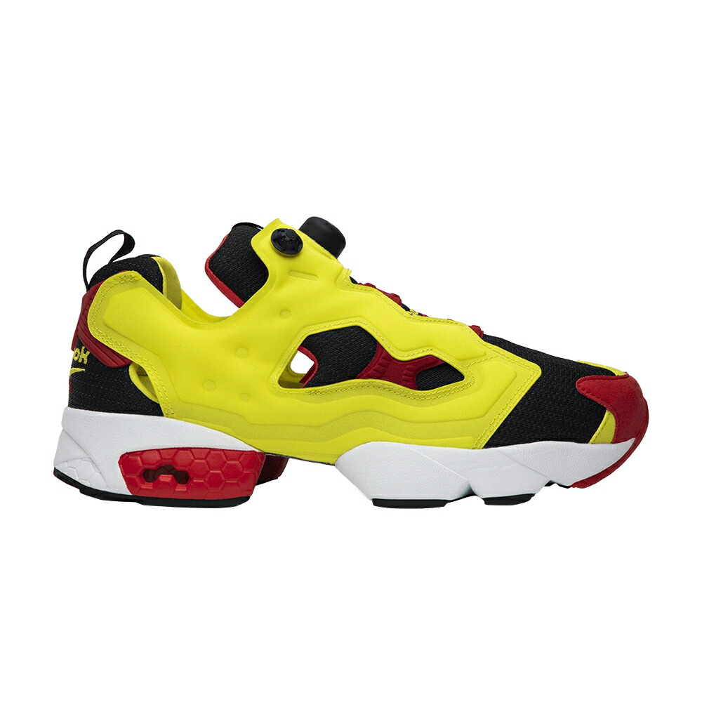 リーボック 赤 赤いこと 黒いこと 黒いこと インスタポンプフューリー \u0027CITRON\u0027 スニーカー メンズ REEBOK INSTAPUMP FURY OG RETRO 2019 / CITRON RED BLACK