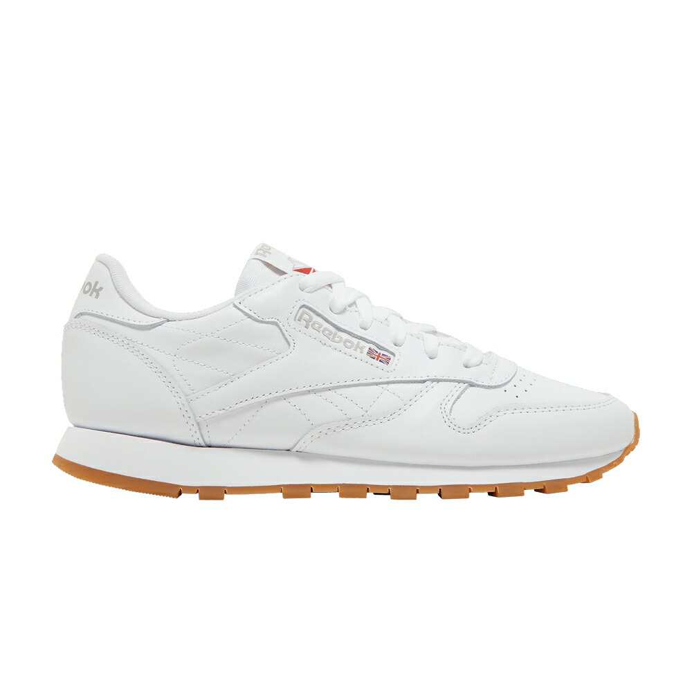 リーボック 古典派音楽 なめし革 白いこと 白いこと \u0027WHITE GUM\u0027 スニーカー レディース REEBOK WMNS CLASSIC LEATHER / WHITE GUM