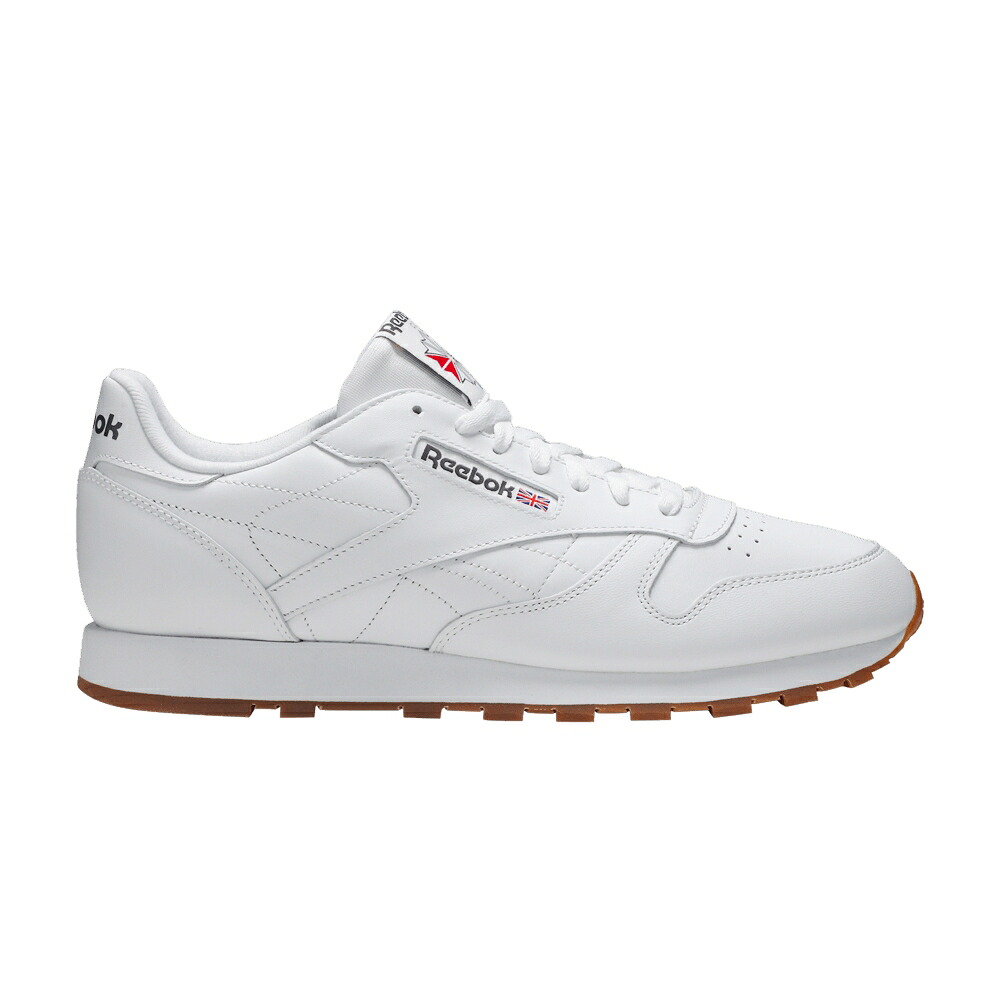 リーボック 古典派音楽 なめし革 白いこと 白いこと \u0027WHITE GUM\u0027 スニーカー メンズ REEBOK CLASSIC LEATHER / WHITE