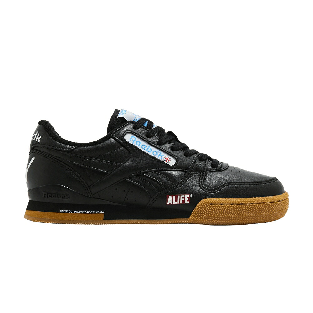 リーボック エーライフ フェイズ プロ 黒色 ブラック 'BLACK GUM' スニーカー メンズ REEBOK ALIFE X PHASE 1 PRO / BLACK GUM