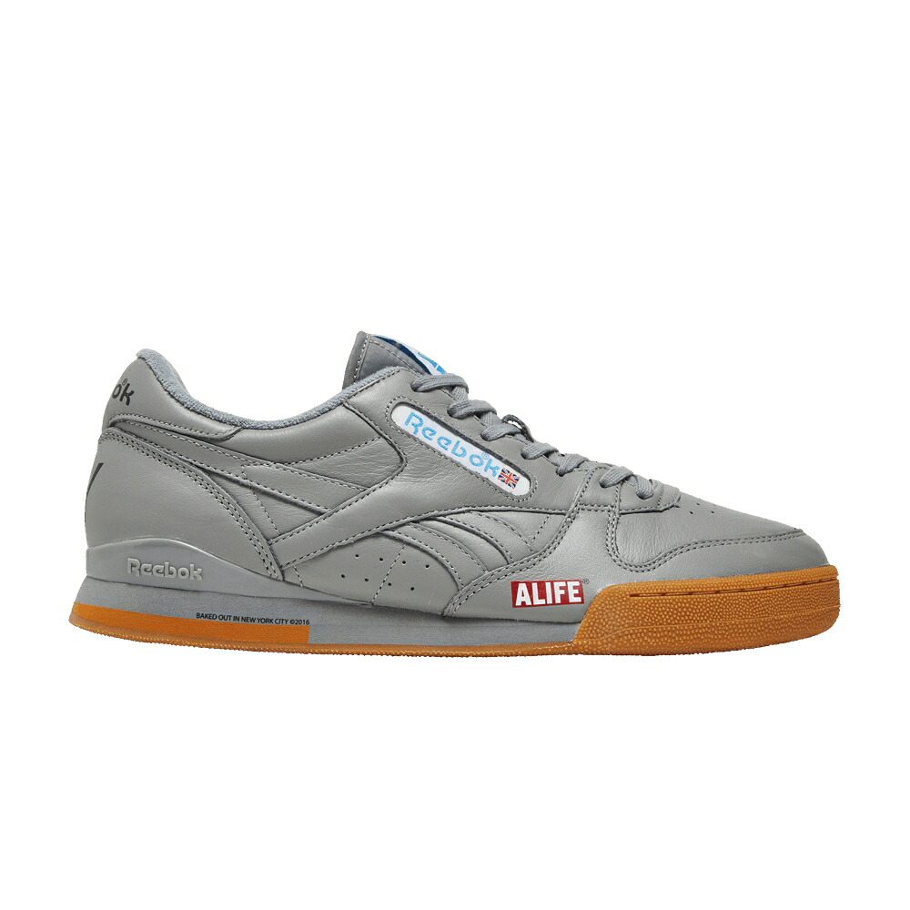 リーボック エーライフ 位相角 労働者階級 薄墨色 薄墨色 \u0027FLAT GREY\u0027 スニーカー メンズ REEBOK ALIFE X PHASE 1 PRO / FLAT GREY GUM