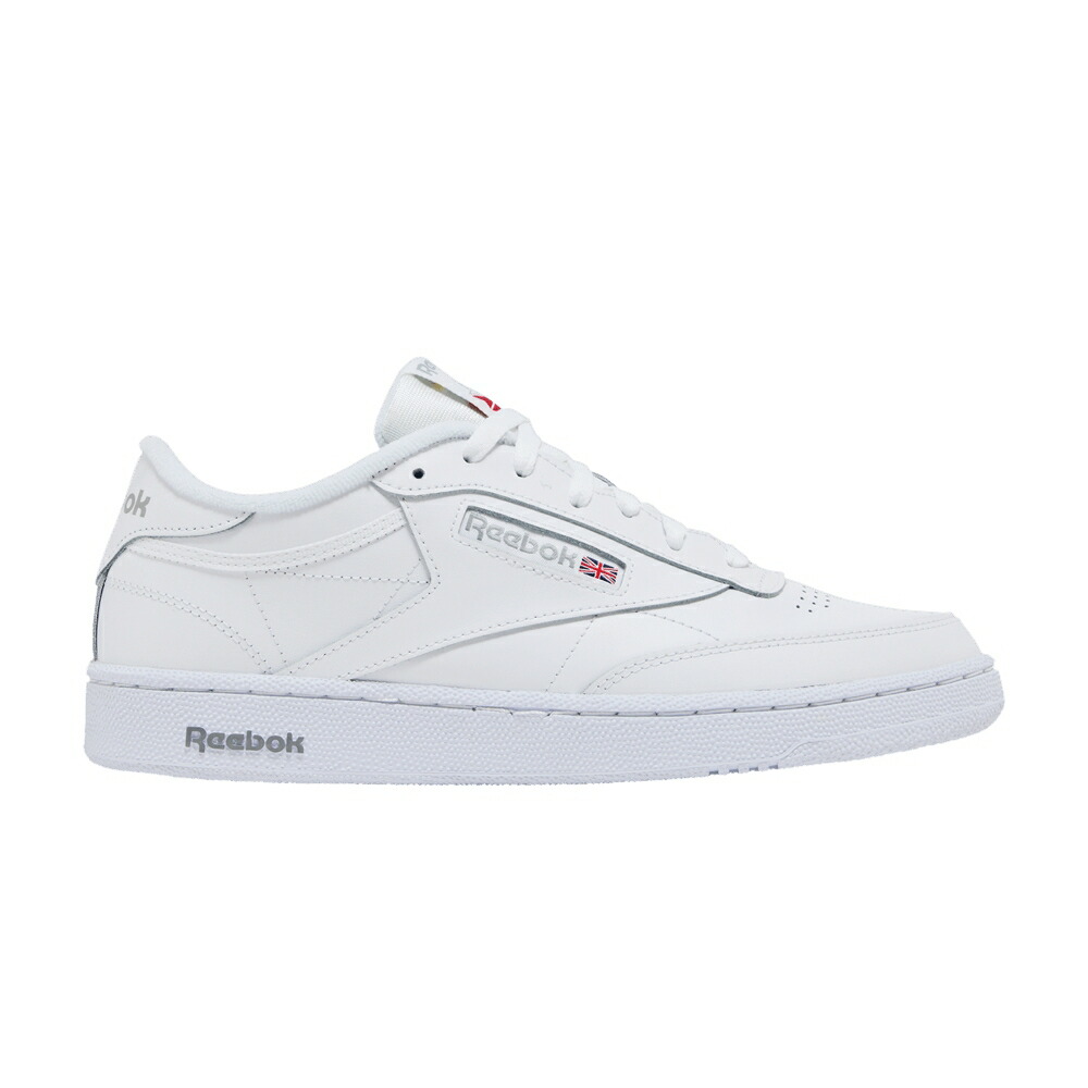 リーボック クラブ 白色 ホワイト 灰色 グレー スニーカー メンズ REEBOK CLUB C 85 / WHITE SHEER GREY