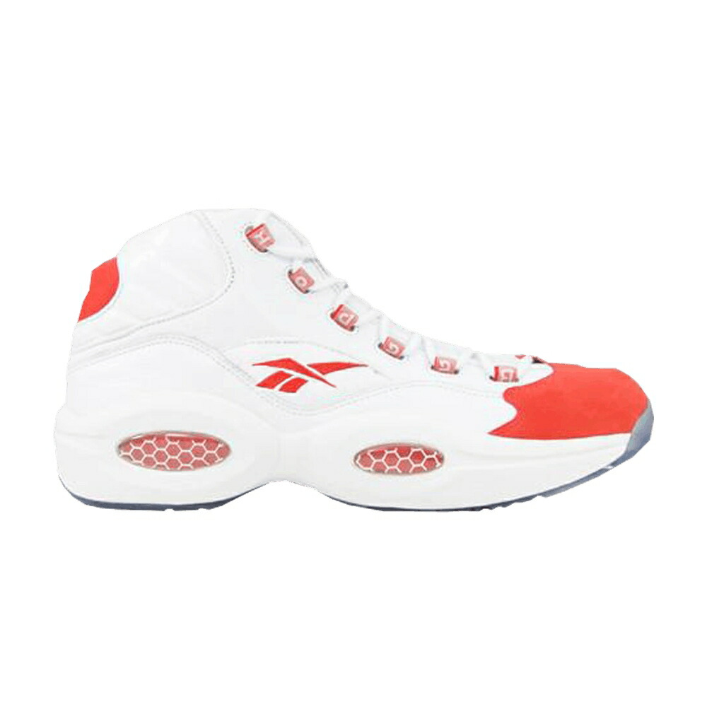 リーボック 問い合わせ ミッド 白いこと 白いこと 赤 赤いこと クエスチョンミッド スニーカー メンズ REEBOK QUESTION MID / WHITE RED