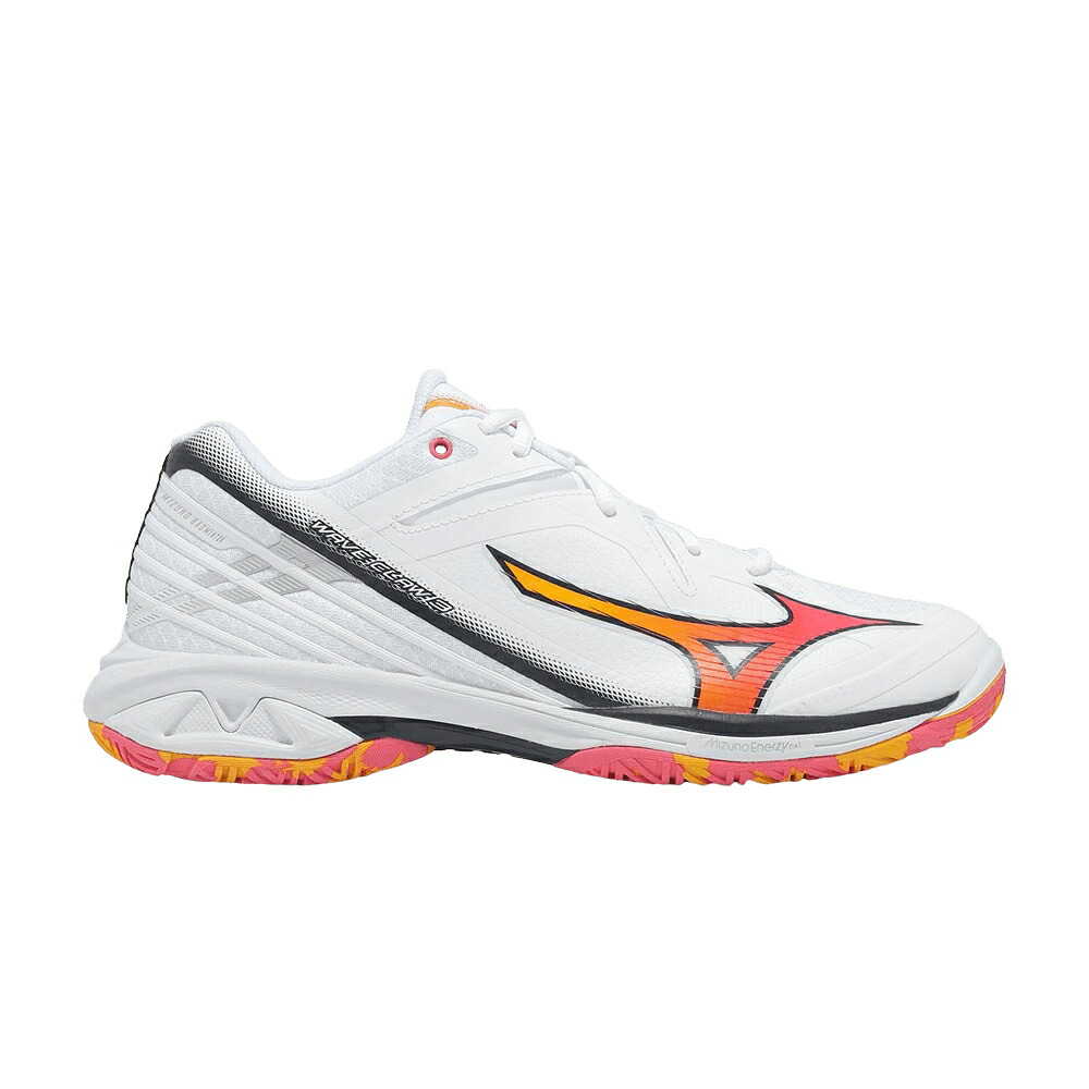 ミズノ ウェーブ ウェイブ 白色 ホワイト 橙 オレンジ 'WHITE ORANGE' スニーカー メンズ MIZUNO WAVE CLAW 3 WIDE / WHITE ORANGE