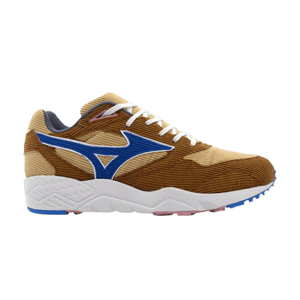 ミズノ 茶色 ブラウン ベージュ 青色 ブルー KAZOKU スニーカー メンズ MIZUNO SHINZO PARIS X CONTENDER / BROWN BEIGE BLUE
