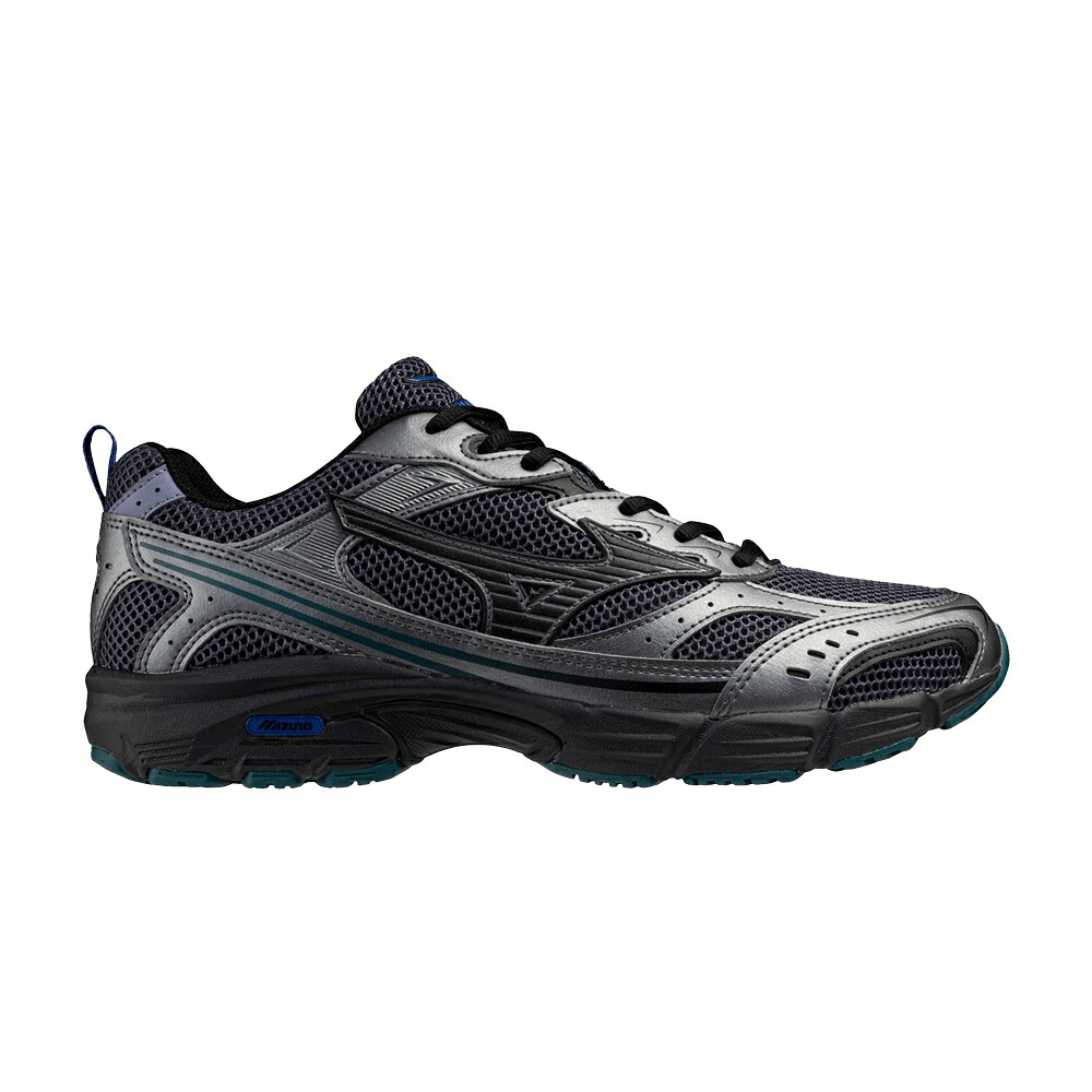 ミズノ 灰色 グレー 黒色 ブラック 'ODYSSEY BLACK' スニーカー メンズ MIZUNO MXR GREY / ODYSSEY GREY BLACK