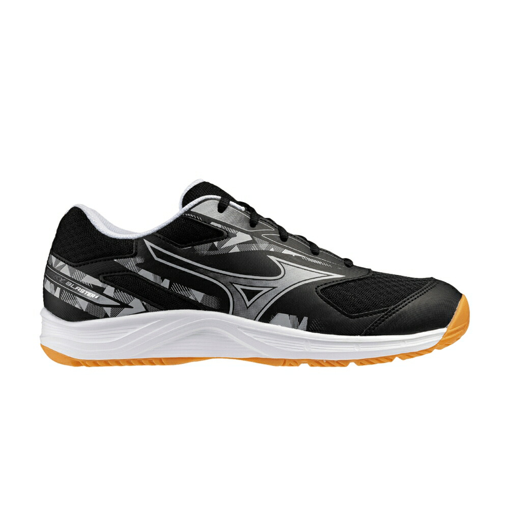 ミズノ スカイ 灰色 グレー 黒色 ブラック 白色 ホワイト BLACK WHITE スニーカー メンズ MIZUNO SKY BLASTER 4 WIDE GREY / BLACK GREY WHITE