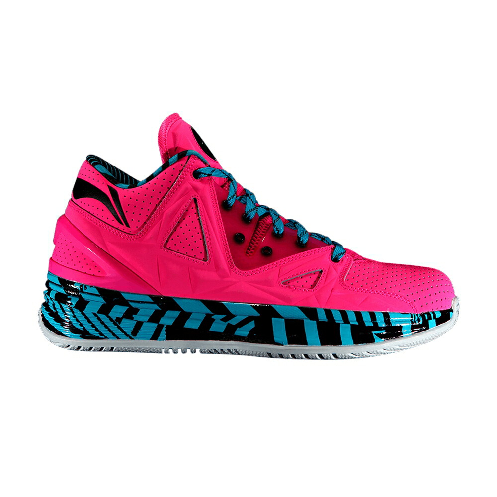 リーニン ウェイド さくら色 青味 青色 \u0027FLAMINGO\u0027 スニーカー メンズ LI-NING WAY OF WADE 2 ENCORE / PINK BLUE 靴-メンズ靴