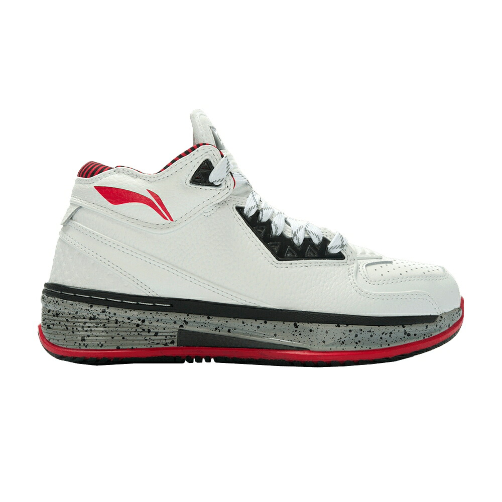リーニン ウェイド 白色 ホワイト 灰色 グレー 黒色 ブラック '305' スニーカー メンズ LI-NING WAY OF WADE 2 / WHITE GREY BLACK
