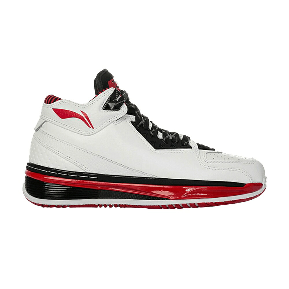 リーニン ウェイド 白色 ホワイト 黒色 ブラック 赤 レッド 'OVERTOWN' スニーカー メンズ LI-NING WAY OF WADE 2 / WHITE BLACK RED|スニケス