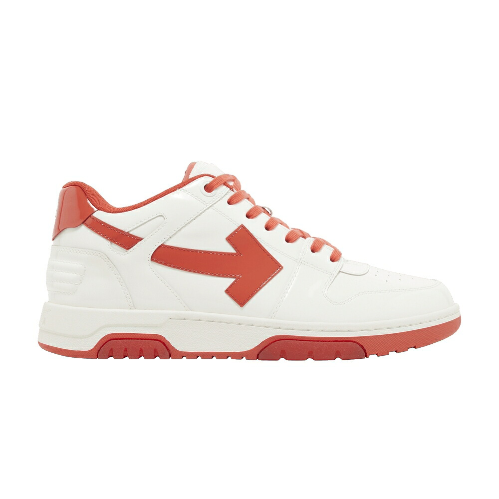 オフホワイト 赤 レッド 白色 ホワイト 'WHITE PATENT' スニーカー メンズ OFF-WHITE OUT OF OFFICE RED / WHITE RED