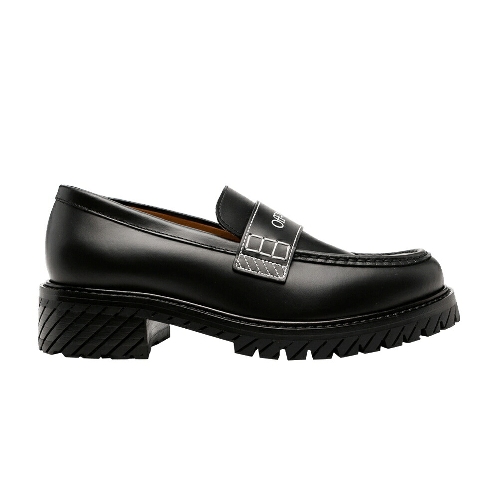 オフホワイト コンバット ローファー スニーカー 黒色 ブラック 白色 ホワイト 'BLACK' スニーカー レディース OFF-WHITE WMNS COMBAT LOAFER / BLACK WHITE｜スニケス
