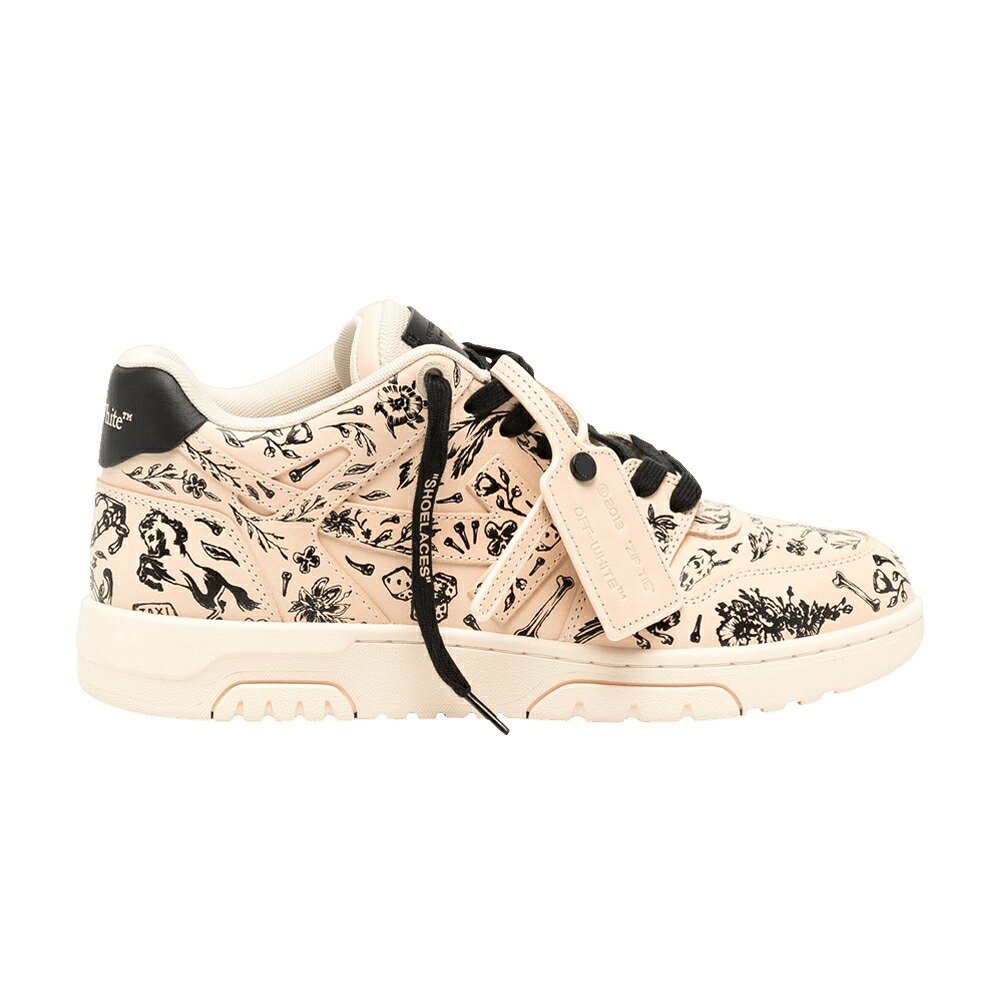 オフホワイト 砂色 サンド 黒色 ブラック 'GRAPHIC SAND' スニーカー メンズ OFF-WHITE OUT OF OFFICE PRINT - / SAND BLACK