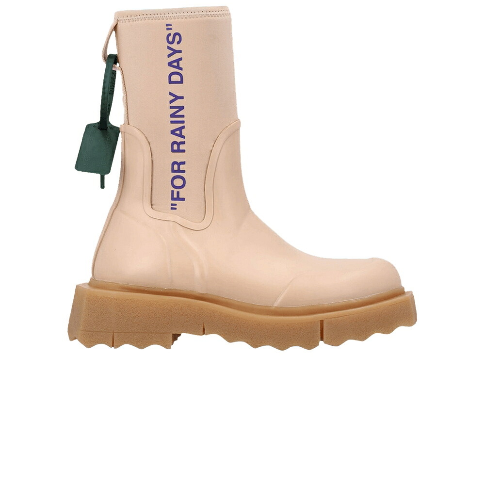 オフホワイト ラバー ブーツ ローズ 'FOR ROSE' スニーカー レディース OFF-WHITE WMNS SPONGE RUBBER RAIN BOOT RAINY DAYS - / ROSE ROSE