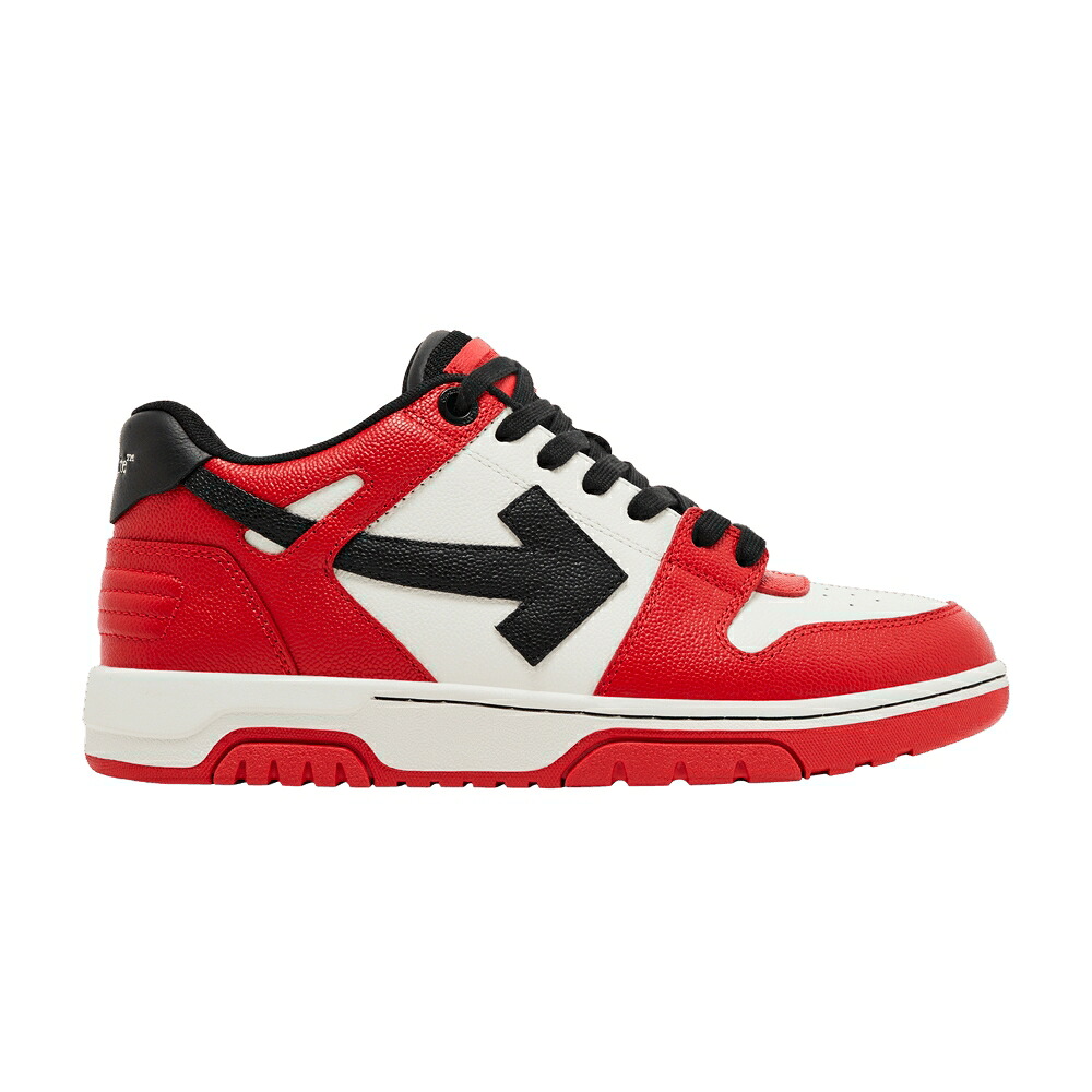 オフホワイト 白色 ホワイト 赤 レッド 黒色 ブラック 'RED BLACK' スニーカー メンズ OFF-WHITE OUT OF OFFICE WHITE 2024 / RED WHITE BLACK