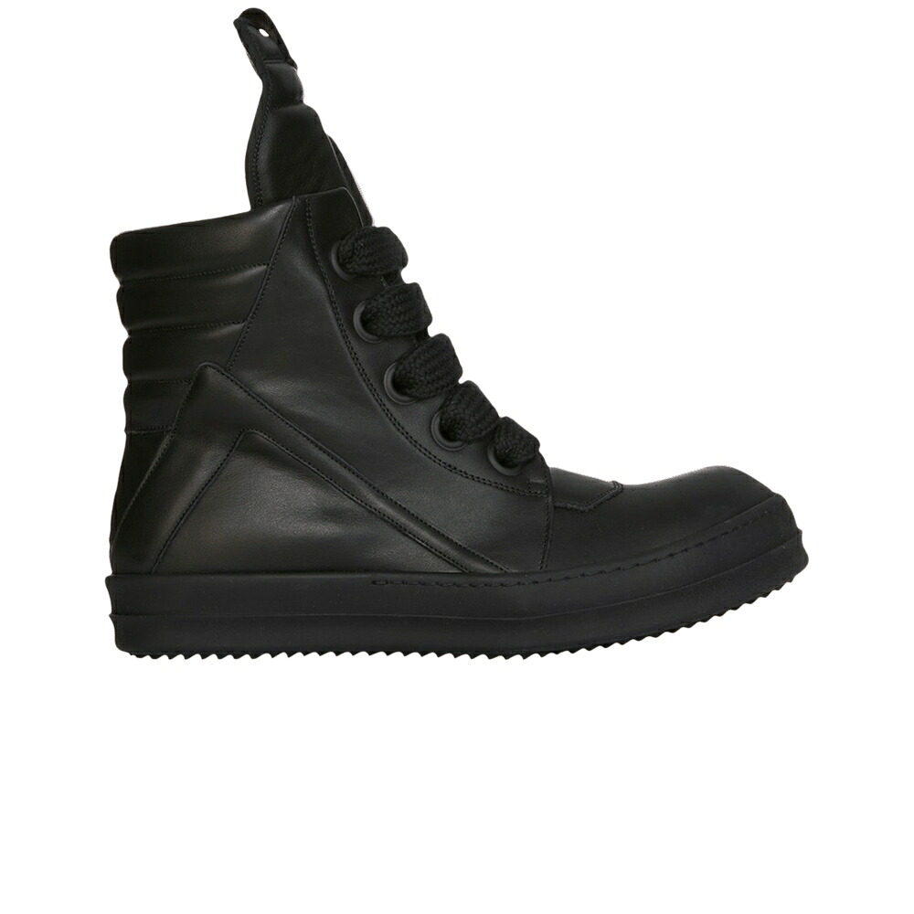 リックオウエンス ジャンボ ご機嫌 黒いこと 黒いこと \u0027BLACK\u0027 スニーカー メンズ RICK OWENS RICK OWENS LIDO JUMBO LACED GEOBASKET HIGH / BLACK