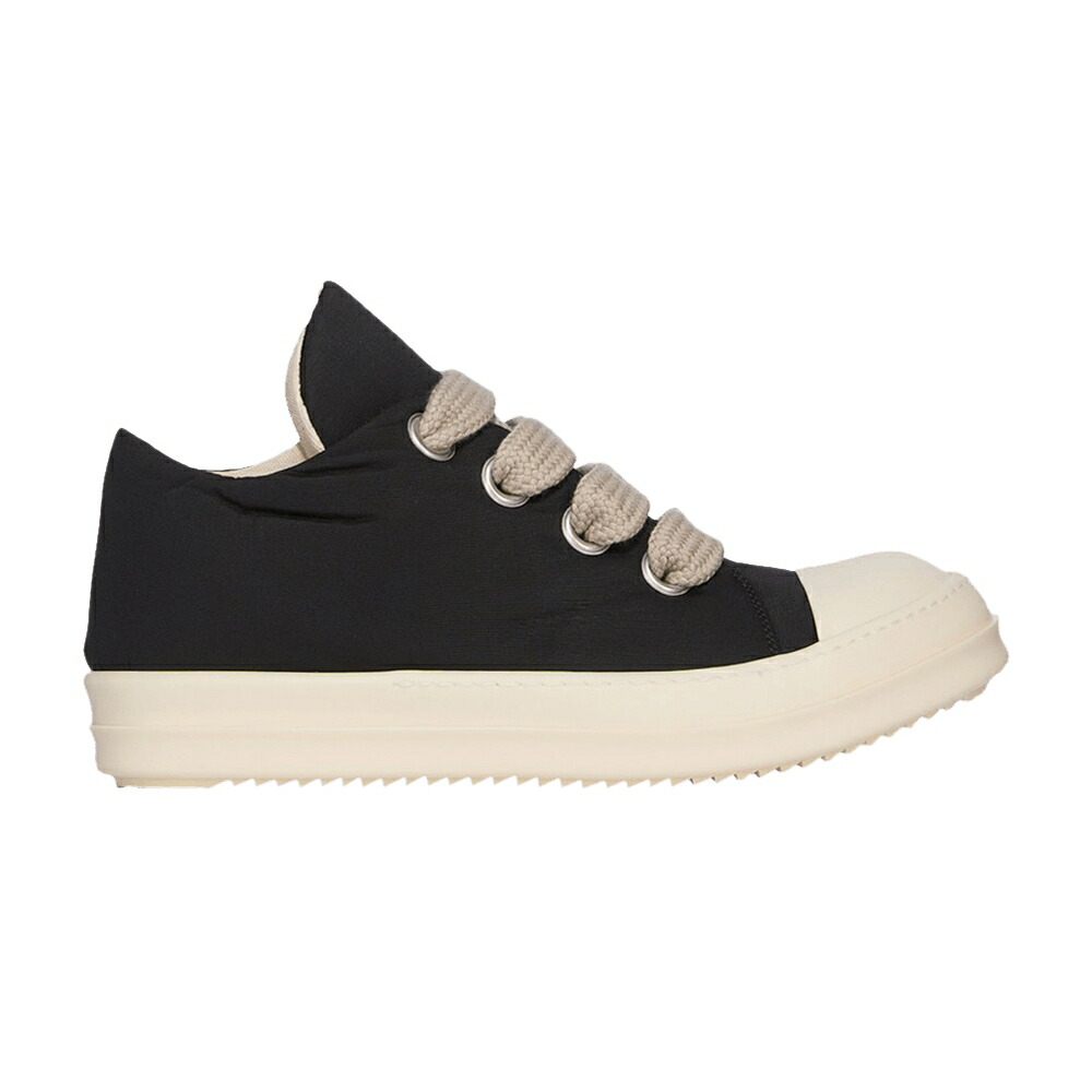 リックオウエンス ジャンボ 黒いこと 黒いこと \u0027BLACK MILK\u0027 スニーカー メンズ RICK OWENS RICK OWENS DRKSHDW HOLLYWOOD JUMBO LACE PUFFER LOW / BLACK MILK MILK