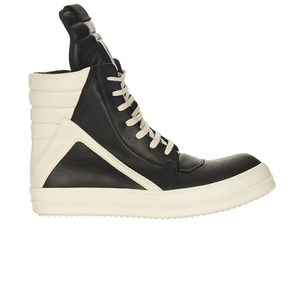リックオウエンス ハイ 黒色 ブラック 'BLACK MILK' スニーカー レディース RICK OWENS RICK OWENS WMNS HOLLYWOOD GEOBASKET HIGH / BLACK MILK MILK|スニケス