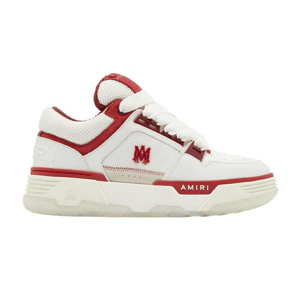 アミリ 白色 ホワイト 赤 レッド WHITE RED スニーカー メンズ AMIRI MA-1 / WHITE RED